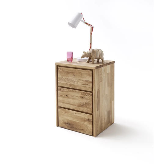 Sapphire 3 Drawer Bedside Table