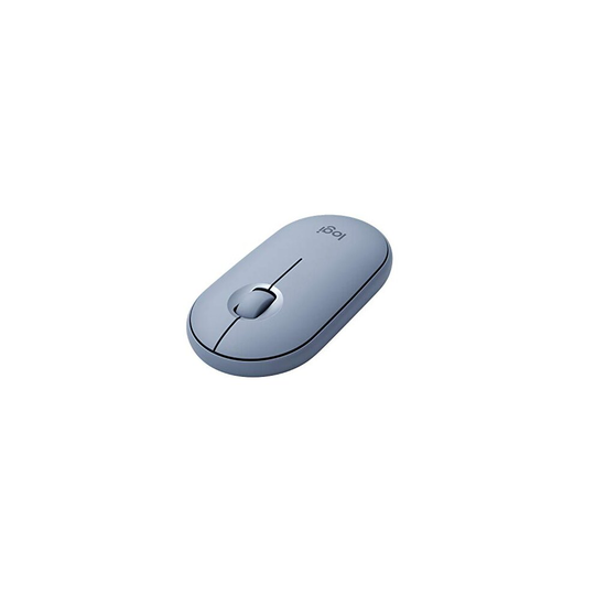 Logitech Pebble M350 Wireless Mouse with Bluetooth or USB - Silent, Slim Computer Mouse with Quiet Click for iPad, Laptop, Notebook, PC and Mac -