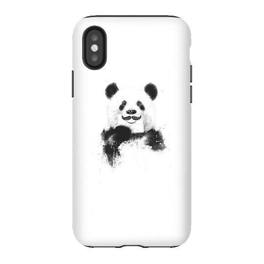 Balazs Solti Moustache And Panda Phone Case for iPhone and Android - iPhone X - Tough Case - Matte