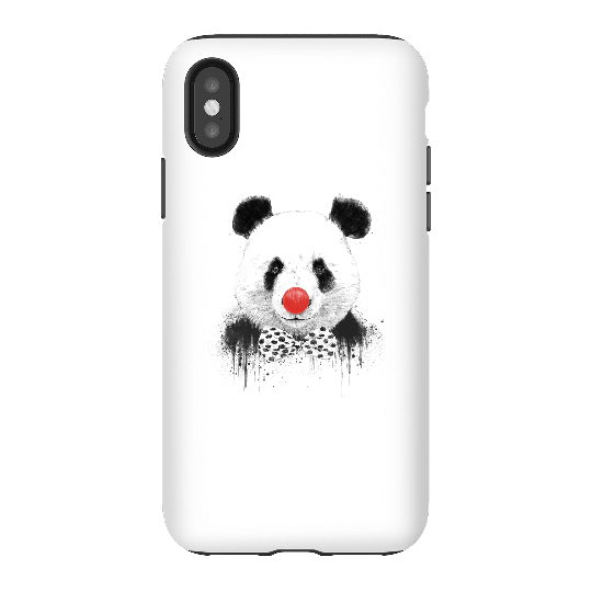 Balazs Solti Red Nosed Panda Phone Case for iPhone and Android - iPhone X - Tough Case - Gloss