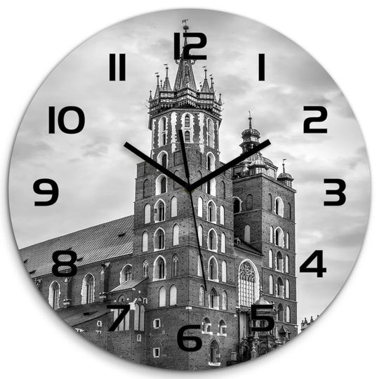 Jiskly 60cm Silent Wall Clock