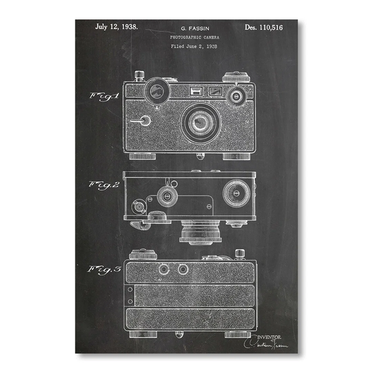 Fassin Camera by House of Borders Graphic Art on Paper