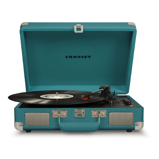 Crosley Cruiser Deluxe Portable Bluetooth Turntable - Teal