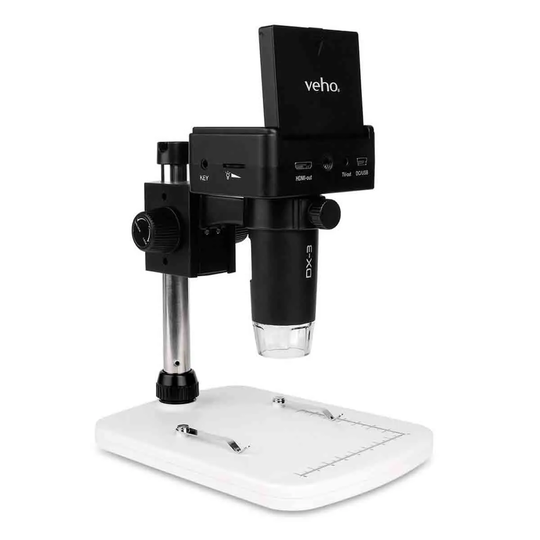 Veho DX-3 Discovery portable Digital microscope with LCD screen. 1080p HD. Up to 2000x digital zoom