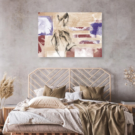 Canvas Print, Beige Abstractions 16711