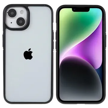 X-Level Ice Crystal iPhone 14 Hybrid Case - Black