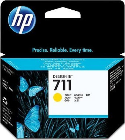 HP 711 Yellow Original Ink Cartridge - Standard Yield 29ml - CZ132A
