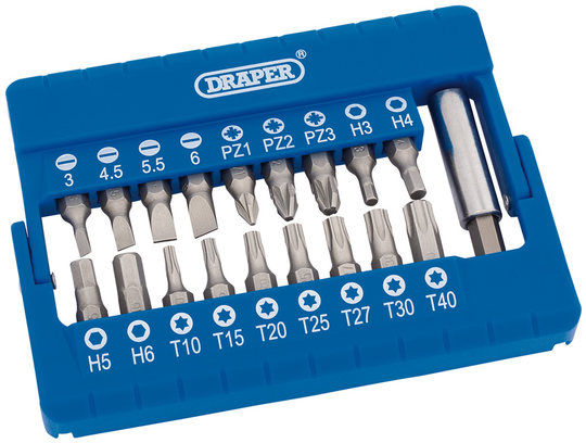 Draper Magnetic Bit Holder Set (19 Piece) MBH19 82393