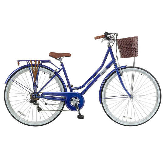 Viking Belgravia Ladies Traditional 700c Wheel 6 Speed Bike 16" - Pastel Blue