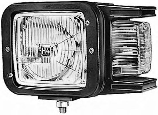 Headlight Halogen 1EA007108-021 by Hella Right