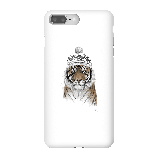Balazs Solti Winter Tiger Phone Case for iPhone and Android - iPhone 8 Plus - Snap Case - Matte