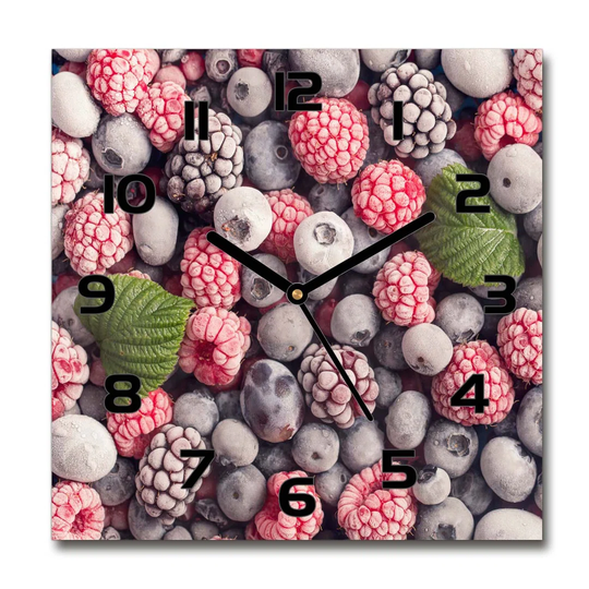 Iacobina Frozen Forest Fruits Silent Wall Clock