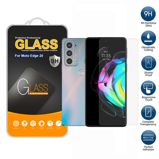 For Motorola edge 20 Tempered Glass Screen Protector