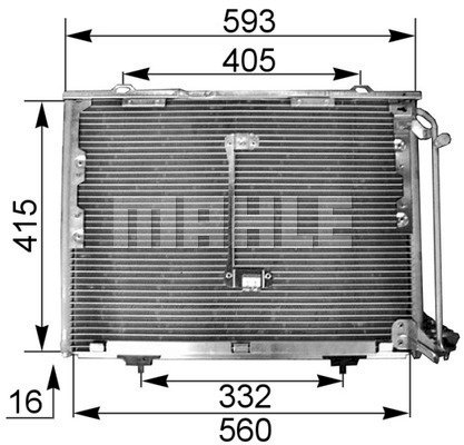 Condenser Air Conditioning 8FC351036-014 by BEHR