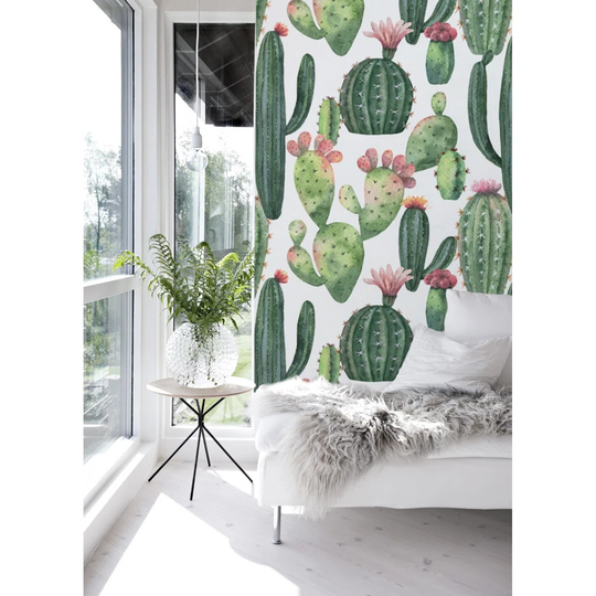 Sedbergh Cacti Botanical Desert Mexican Thorny Ery Wallpaper