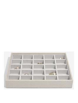 Stackers Putty Croc Classic Trinket Layer, Light Grey, Women