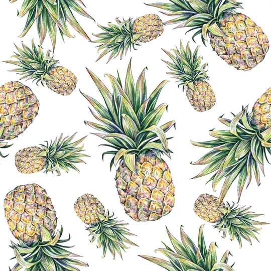 Walllpaper Roll 416X254cm Mural Decoration Kitchen Livingroom Bedroom Wallpaper Material With Print - Pineapple Fruits
