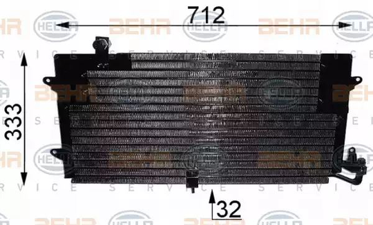Condenser Air Conditioning 8FC351037-181 by Hella