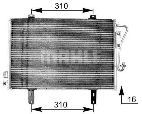 Condenser Air Conditioning 8FC351038-591 by BEHR