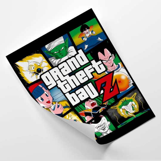 Poster, Grand Theft Ball Z