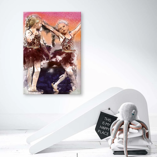 Canvas Print Little Ballerinas