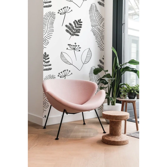Walllpaper Roll 250X250cm Wallpaper Material With Print Kitchen Livingroom Bedroom Mural Decoration - Scandinavian Vector Floral