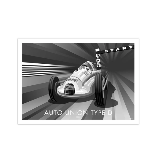 'Auto Union' by Stephen Millership - Graphic Art Print on Paper