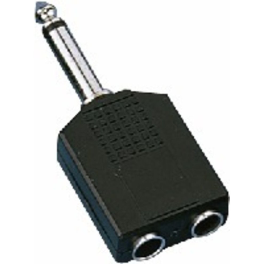 Y-Adaptor 6.3/6.3mm Mono - Adapters