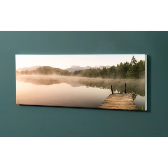 Notiz Motive Lake Forest Magnetic Wall Mounted Cork Board