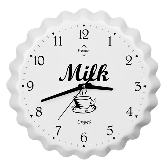 39cm Milk Bottle Cap Wall Clock