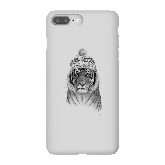 Balazs Solti Winter Tiger Phone Case for iPhone and Android - iPhone 8 Plus - Snap Case - Gloss