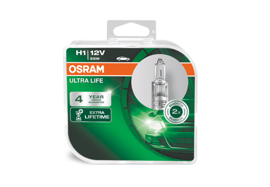 Osram Ultra Life 12V H1 55W set 2 pieces 64150ULTDUO