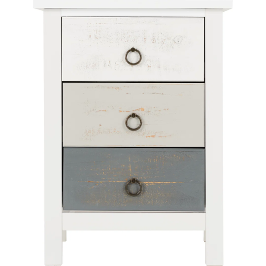 Ducharme 3 Drawer Bedside Table
