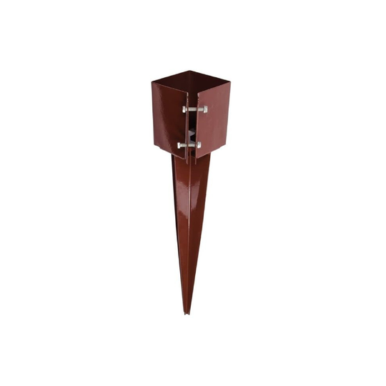 Oypla 4x Heavy Duty Drive Down Fence Post Anchor Spike Grip Holder - 75 x 750mm