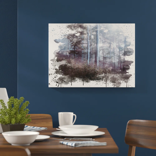 'Landscape Tranquil Forest' Graphic Art Print Poster