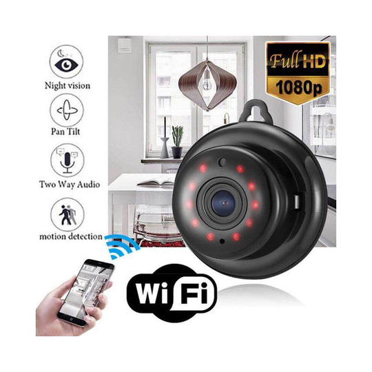 Smart Mini Wifi 1080P HD IP Camera Wireless CCTV Infrared Tracker