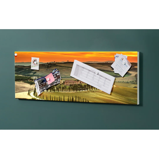 Notiz Motive Toscana Magnetic Wall Mounted Cork Board