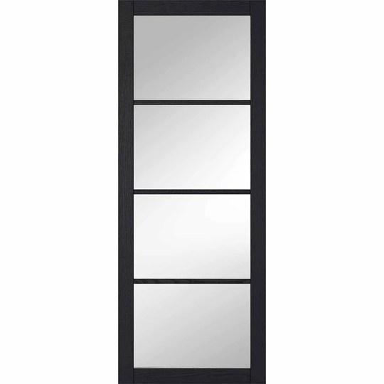 LPD (W) 33 inch Dark Charcoal Soho Glazed 4L Internal Door
