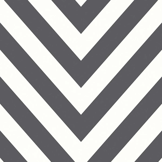 Holden Decor Chevron Black/White Wallpaper