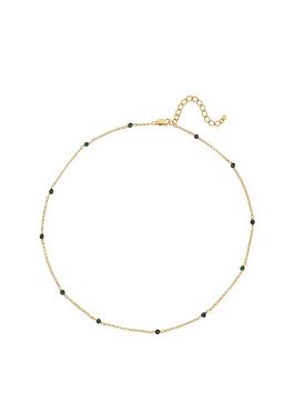 Hot Diamonds Hd X Jj Revive Malachite Necklace (40-45Cm)