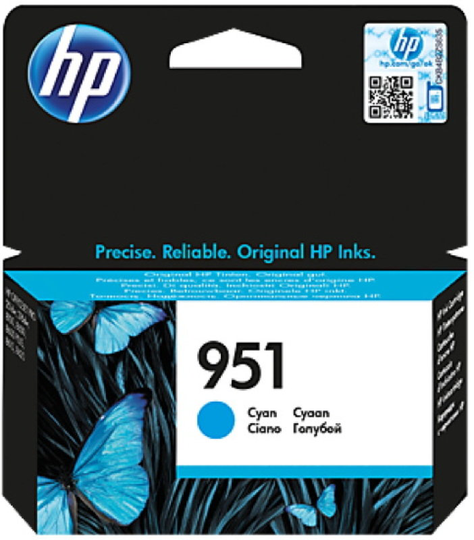 HP 951 Cyan Original Ink Cartridge - Standard Yield 700 Pages - CN050AE