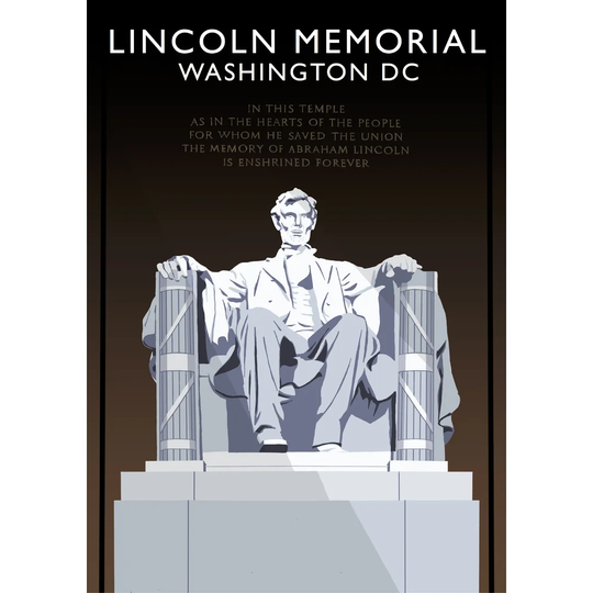 'Lincoln Memorial' Graphic Art