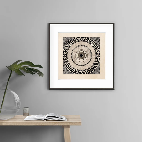 Ethnic Design N°5 - Picture Frame Graphic Art Print on Paper