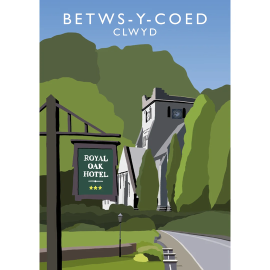 Betws-Y-Coed 1 - by Richard O'Neil - Graphic Art Print on Paper