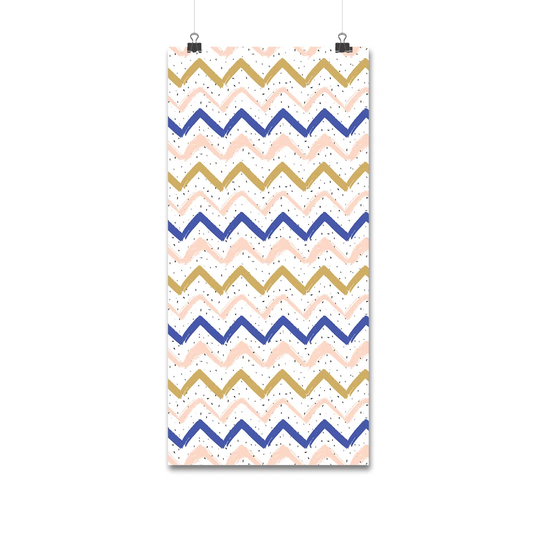 Walllpaper Roll 208X146cm Wallpaper Material With Print Mural Decoration Kitchen Livingroom Bedroom - Utensil Sweet Zig Zags Geometric