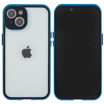 Anti-Spy 3-in-1 iPhone 14 Protection Set - Dark Blue