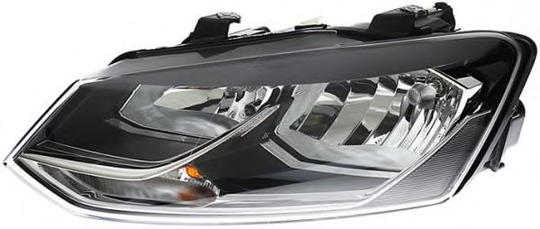 Headlight 1LB012034-031 by Hella Left