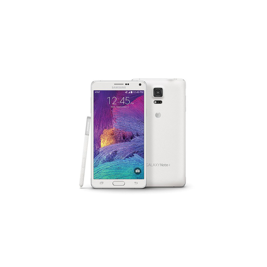 (Unlocked, Frosted White) Samsung Galaxy Note 4 Single Sim | 32GB | 3GB RAM