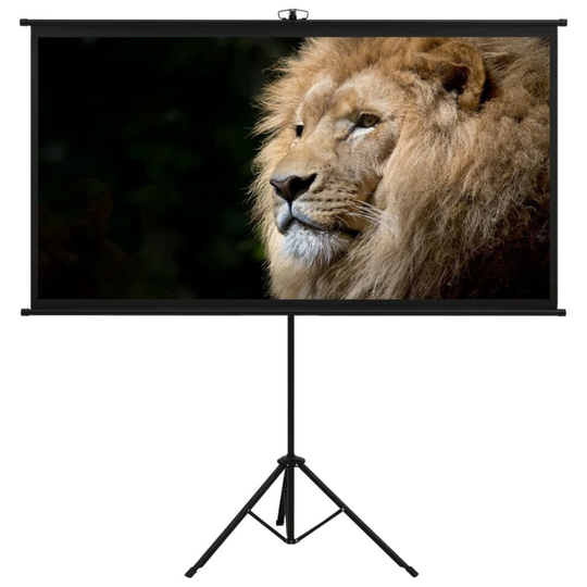 vidaXL Projection Screen with Tripod 120" 16:9 Film Display Projector Screen