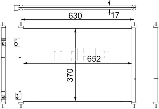 Condenser Air Conditioning 8FC351330-401 by BEHR